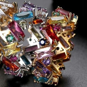 The Rainbow Bohemia Band Ring - I Spy Jewelry