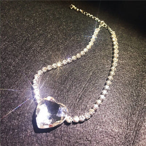 The Evelyn Big Heart Necklace - I Spy Jewelry