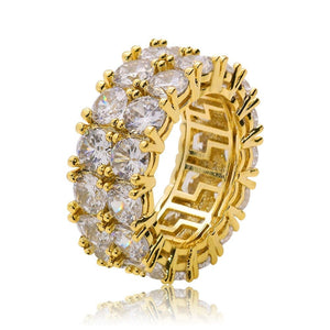 The Daisy Twin Round Band Ring - I Spy Jewelry