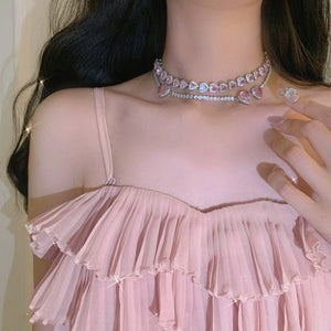 The Evelyn Heart Choker Necklace - I Spy Jewelry