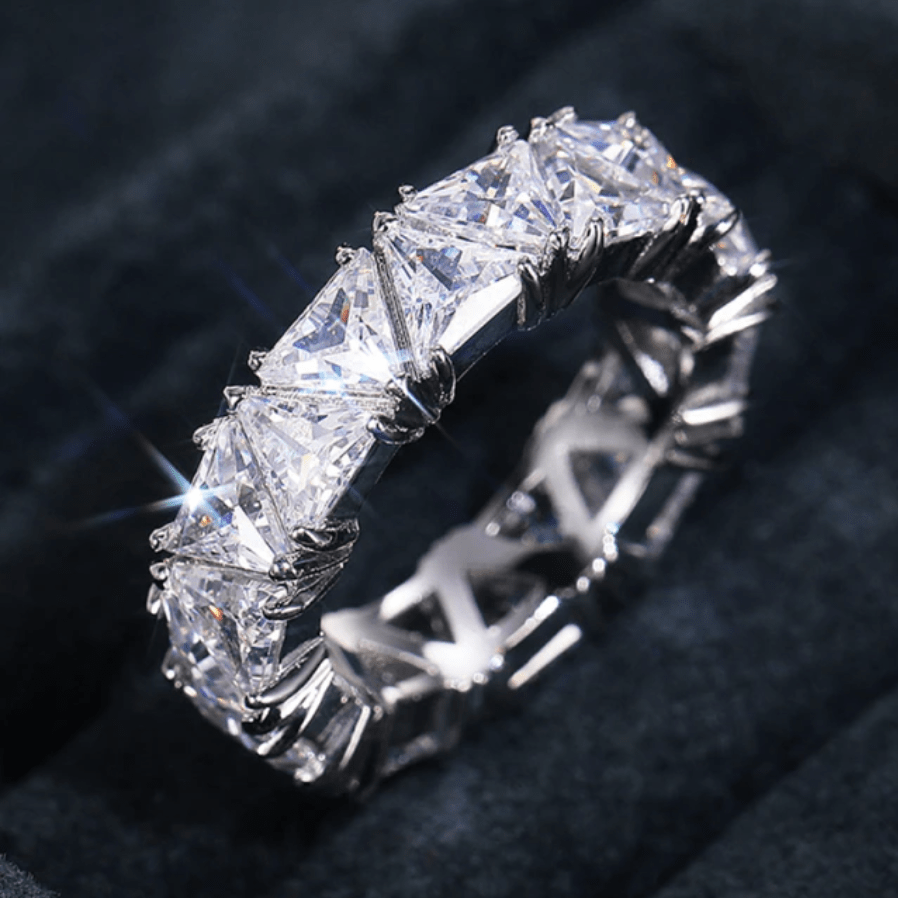 The Sophie Triangle Band Ring - I Spy Jewelry