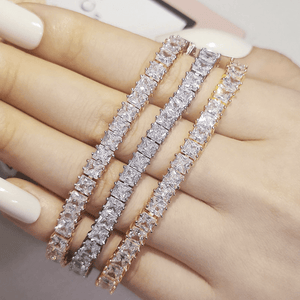 The Penelope Princess Cut Bracelet - I Spy Jewelry