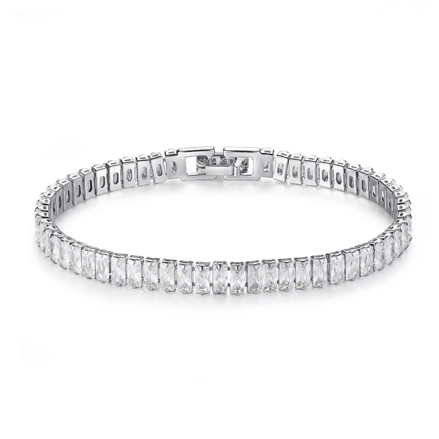 The Sophia Emerald Cut Bracelet - I Spy Jewelry