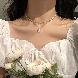 The Lana Layered Pearl Necklace - I Spy Jewelry