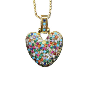 The Bubbly Initial Rainbow Necklace - I Spy Jewelry